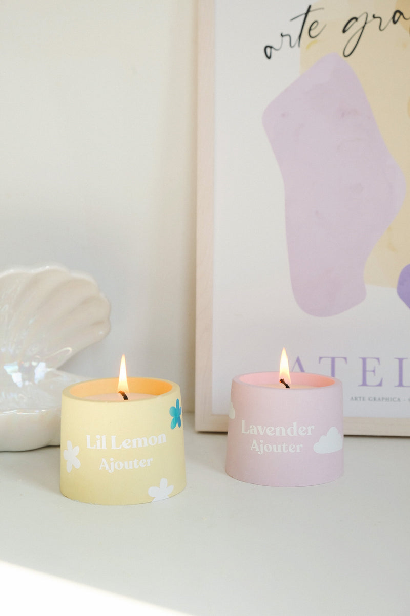 Lil Lemon Cold Press Handmade Vegan Soy Wax Candle