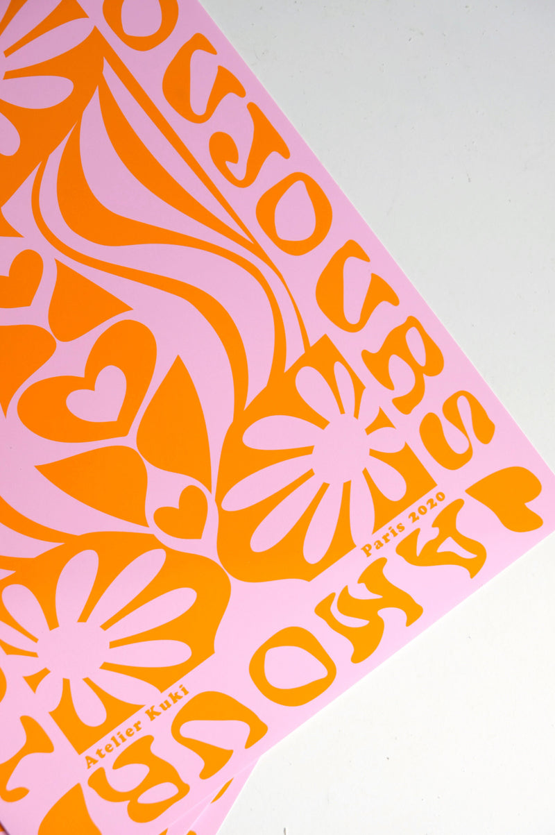 Amour Toujours (Love Always) A4 Artwork Print