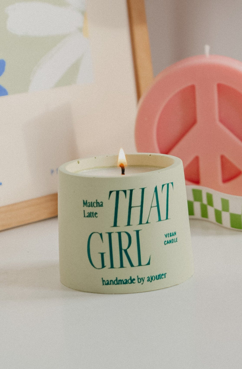 That Girl Matcha Latte Handmade Vegan Candle
