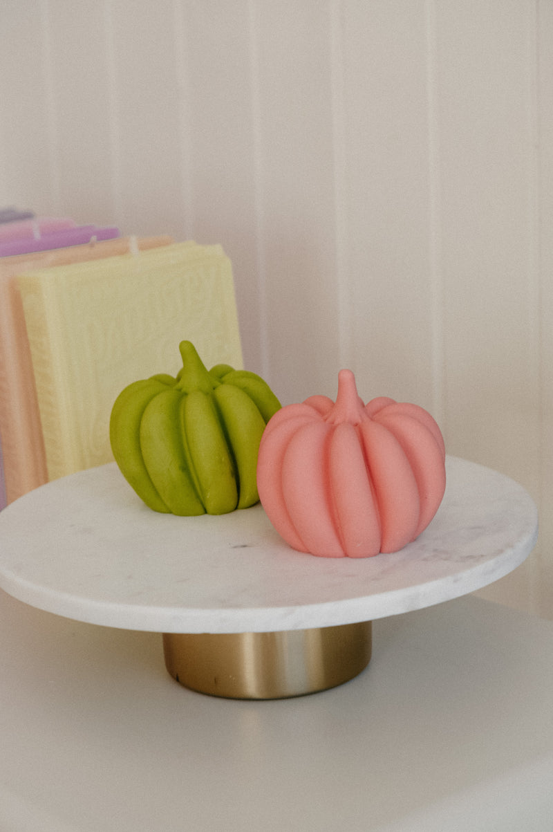 Concrete Pumpkin Handmade Halloween Ornament