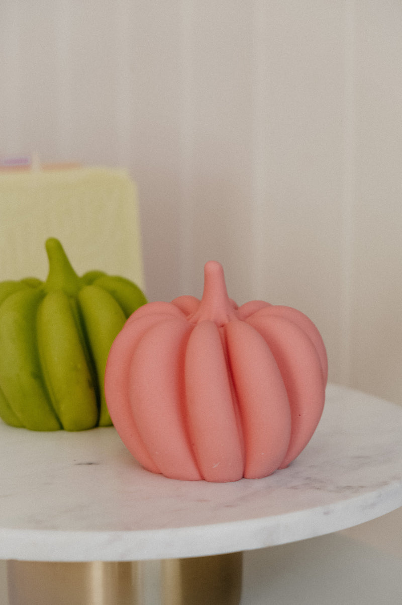 Concrete Pumpkin Handmade Halloween Ornament