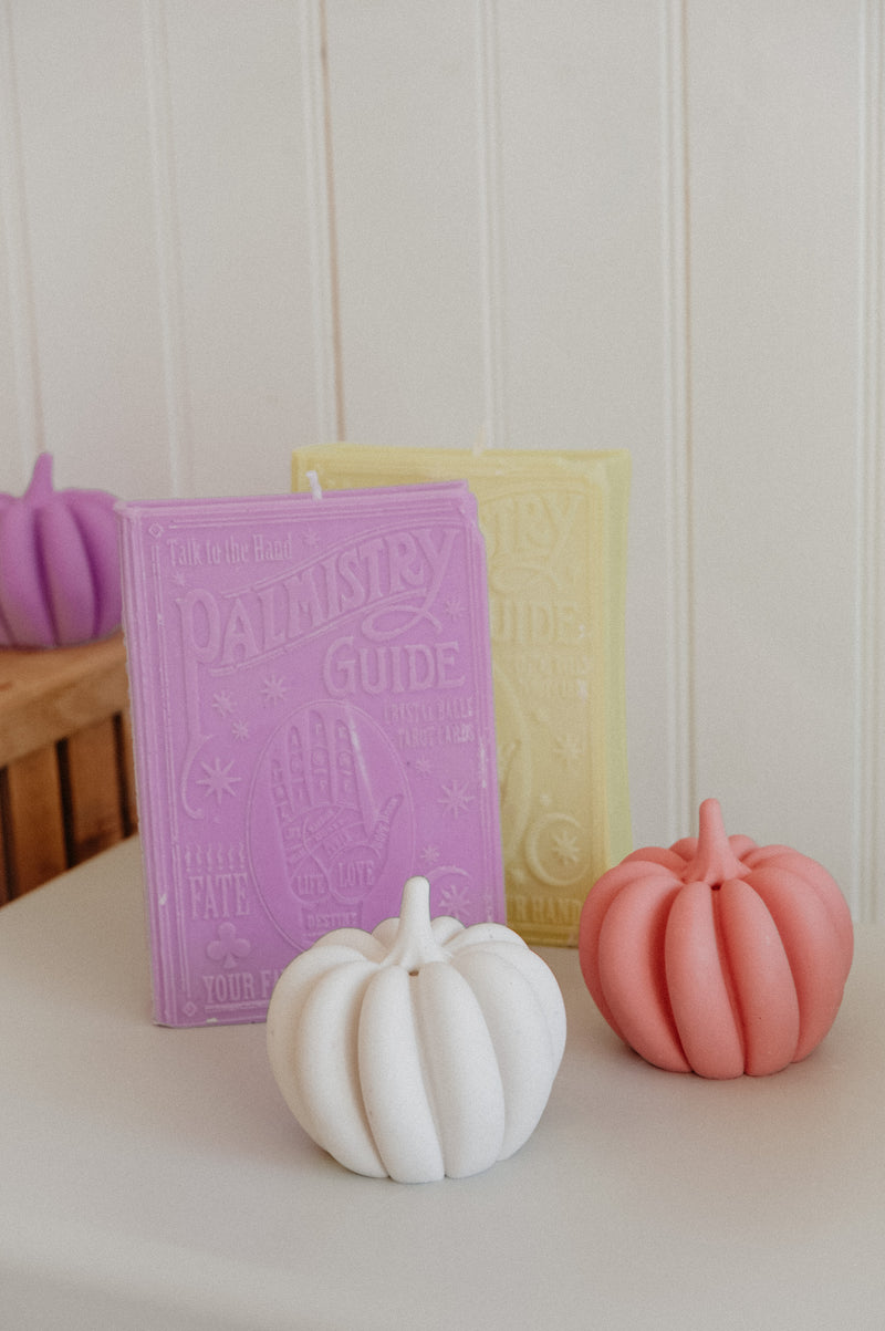 Concrete Pumpkin Handmade Halloween Ornament