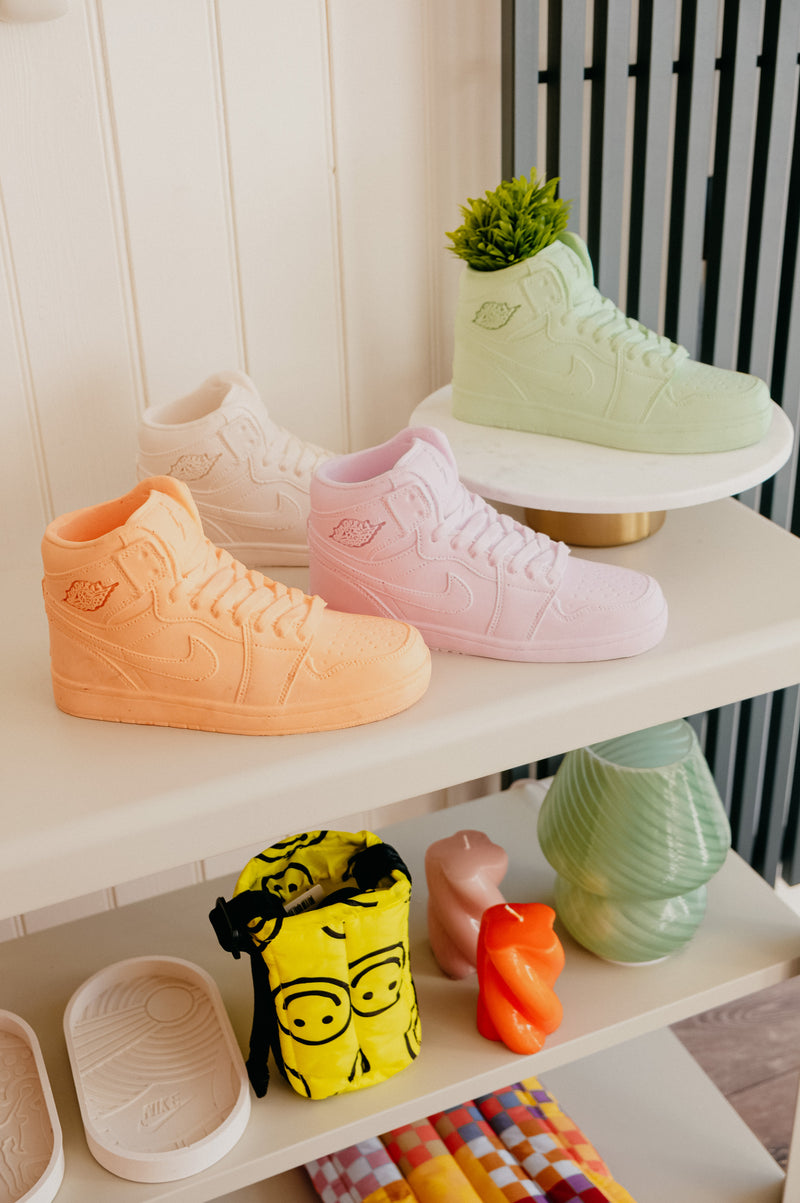 Handmade Basketball Sneaker Trainer Plant Pot Vase