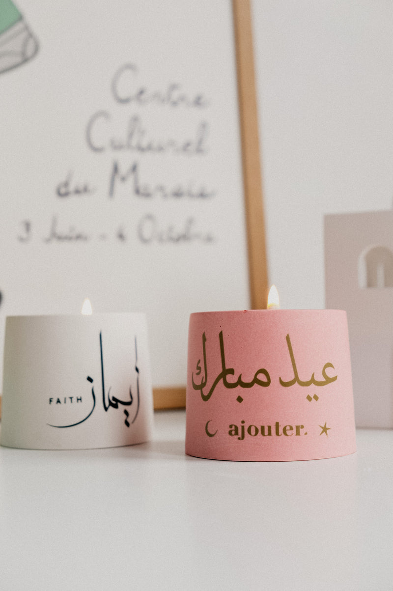 Eid Mubarak Handmade Vegan Soy Candle