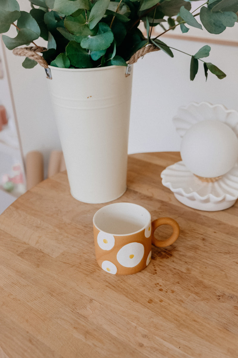 Milly Speckled Ceramic Egg Mug