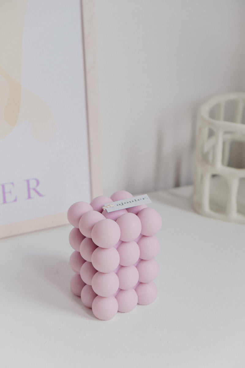 Bubble Tower Handmade Vegan Soy Wax Candle