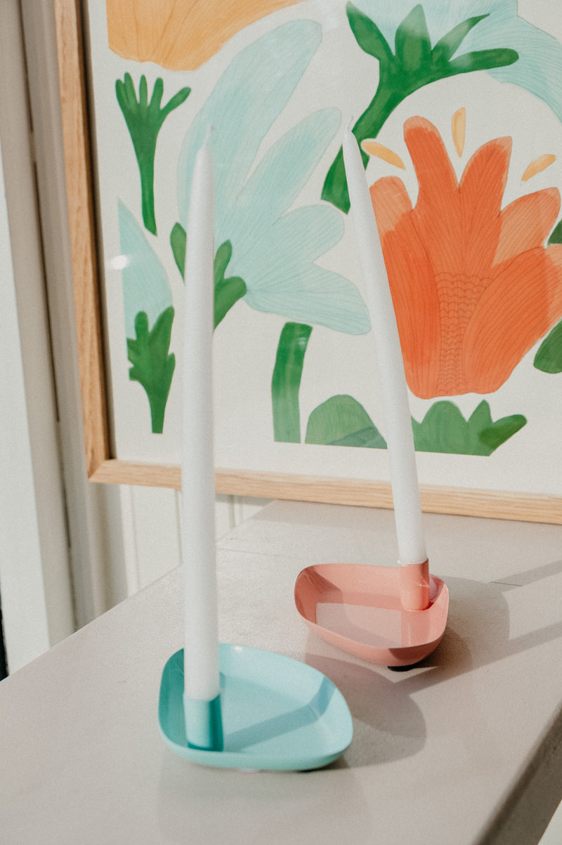 Elvy Candle and Jewellery Plate Dish - available in 3 colours