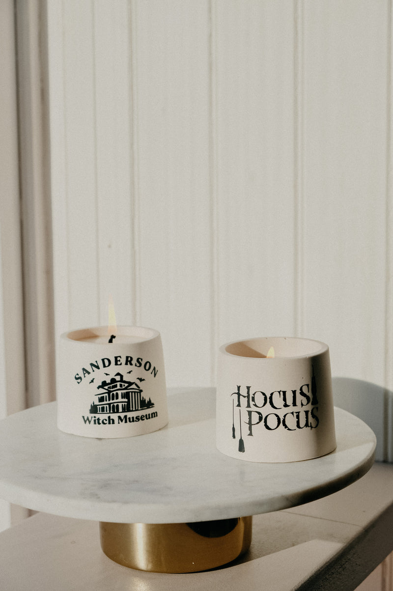 Hocus Pocus Inspired Pumpkin Cream Halloween Handmade Candle