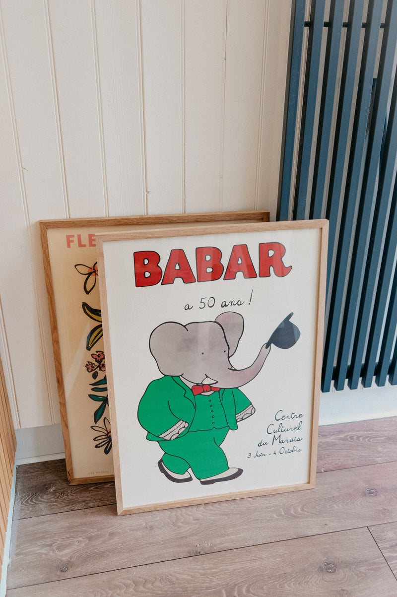 Babar Artwork Print 50cm x 70cm