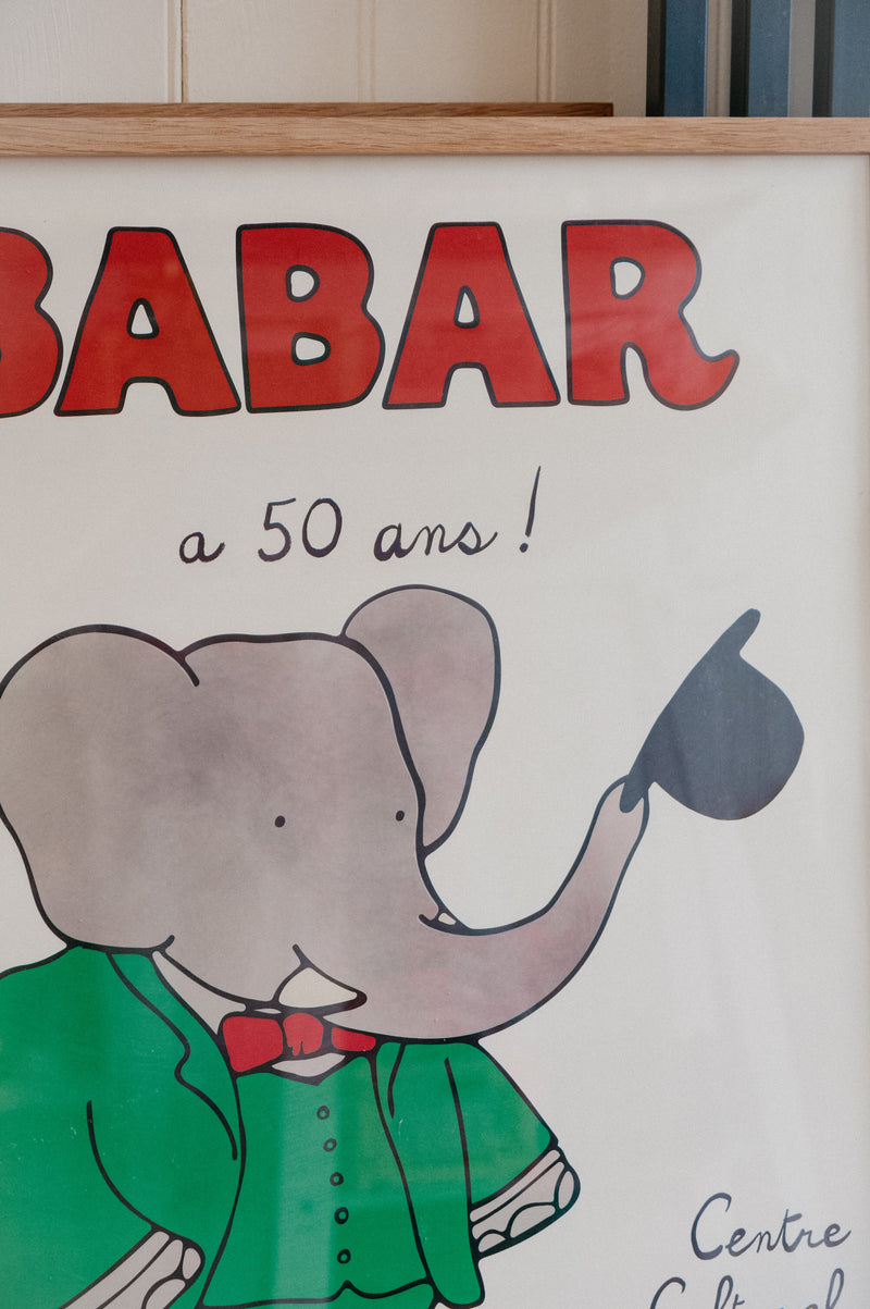 Babar Artwork Print 50cm x 70cm