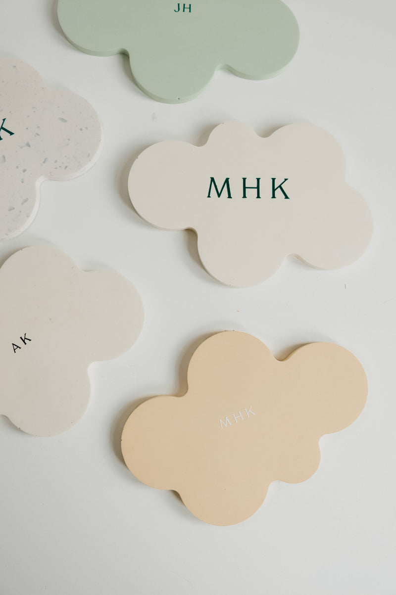 Meline Cloud Trinket Dish Plate Handmade Trinket Tray Dish - Personalisation Available