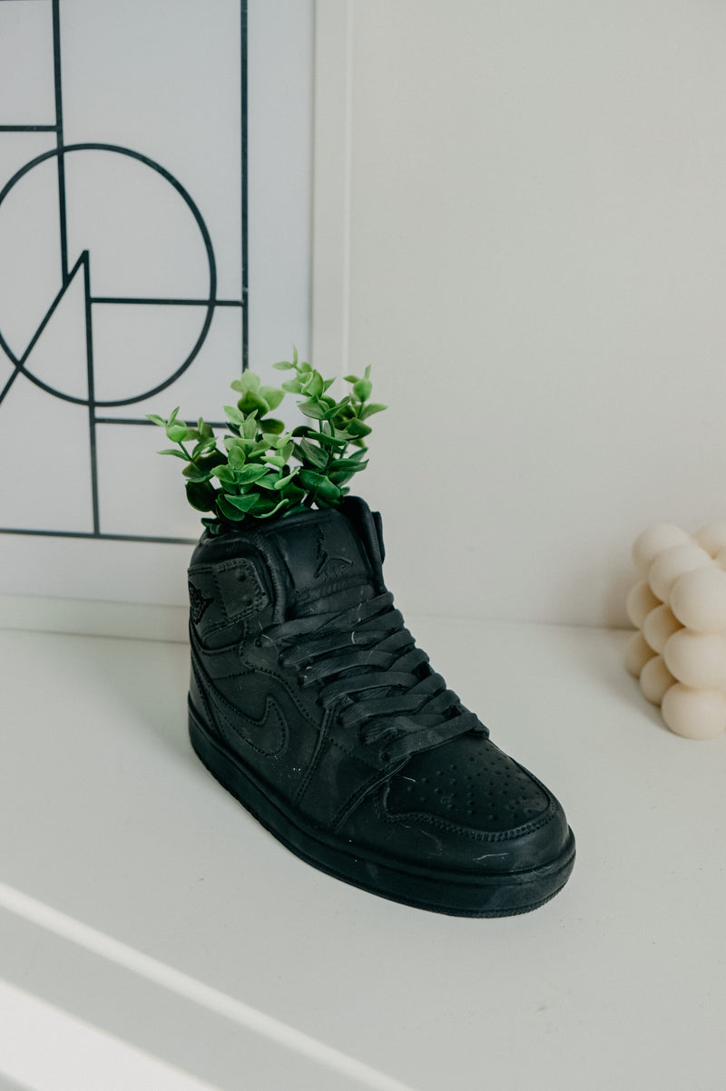 Handmade Basketball Sneaker Trainer Plant Pot Vase