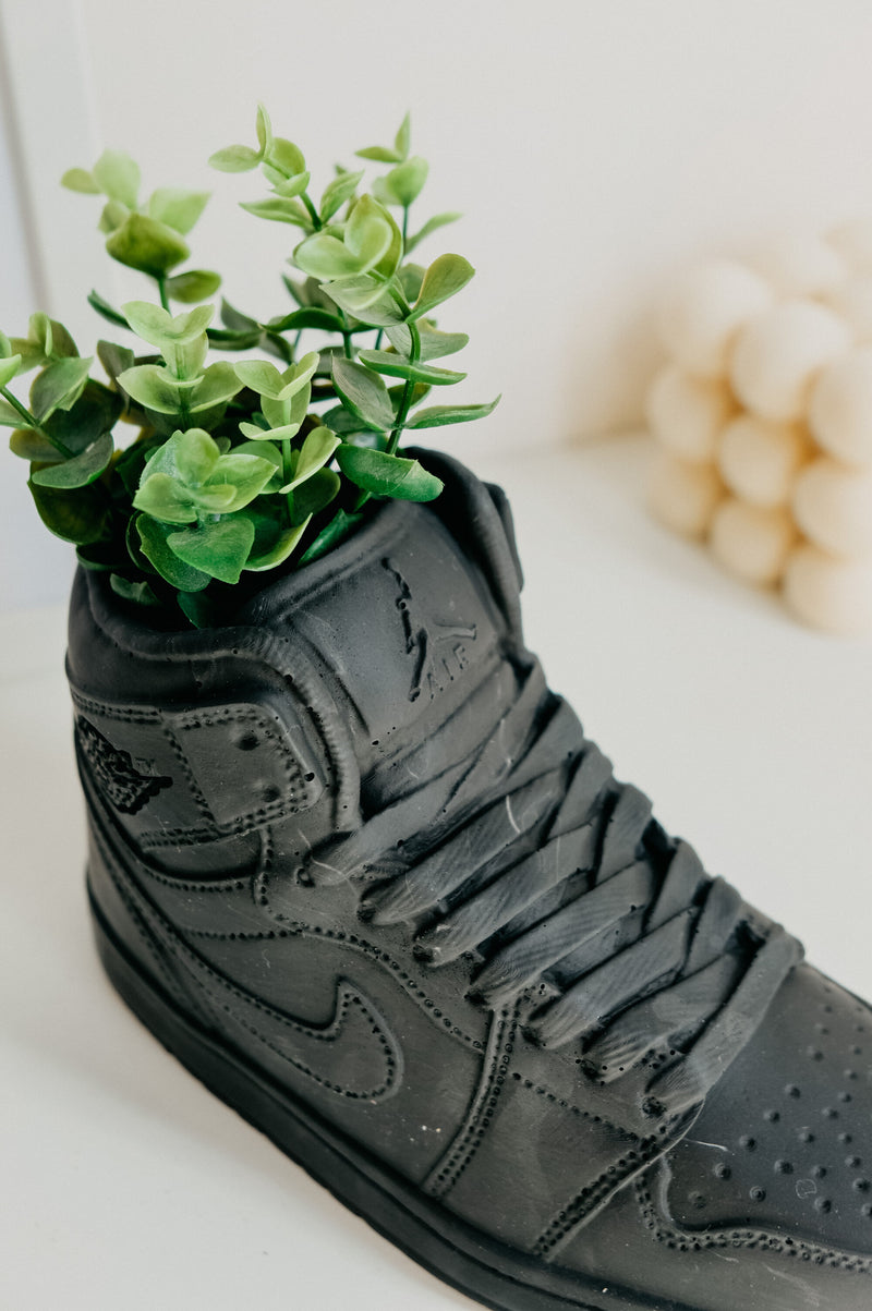 Handmade Basketball Sneaker Trainer Plant Pot Vase