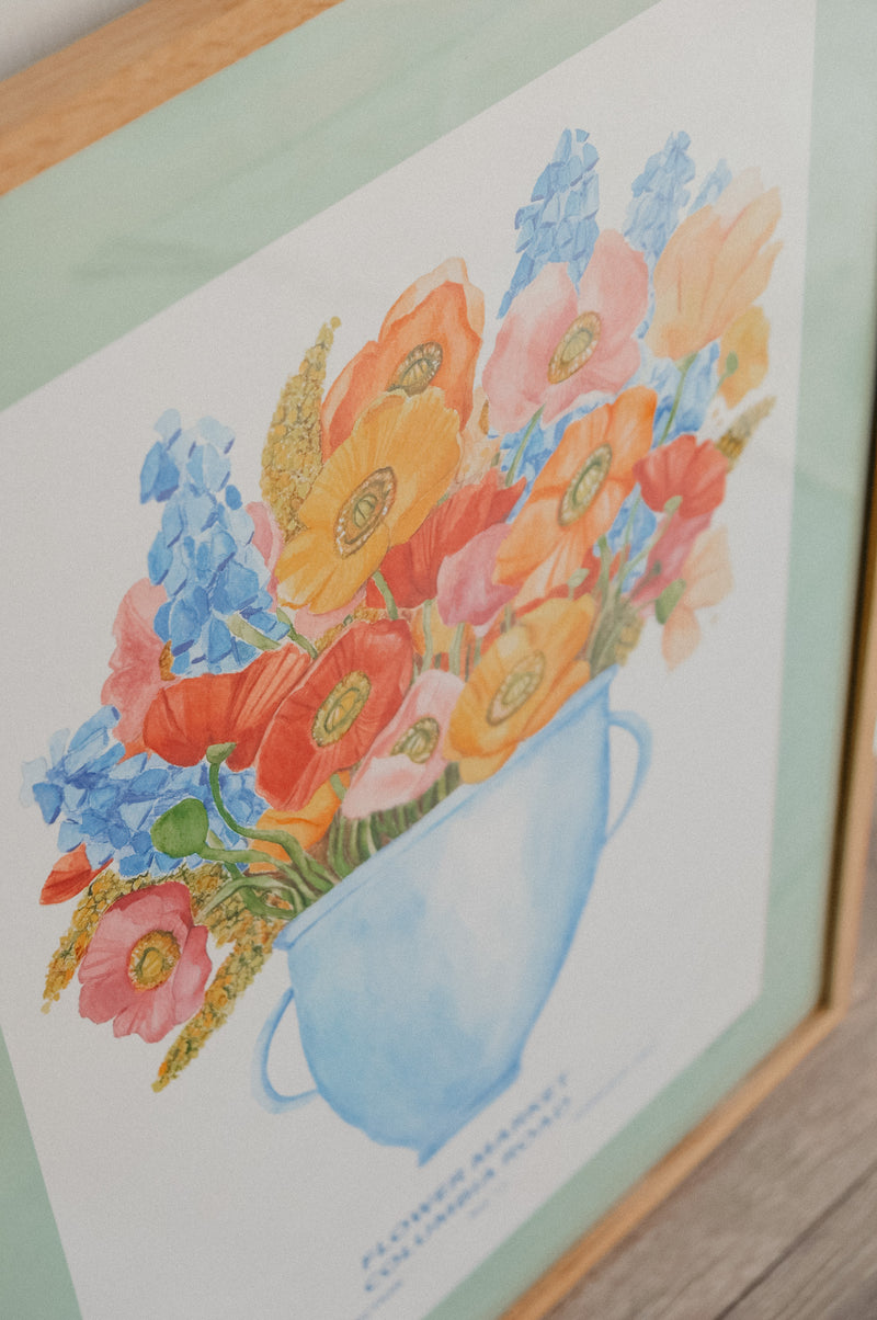 Columbia Road Market Wall Art Poster 50cm x 70cm - Limited Edition