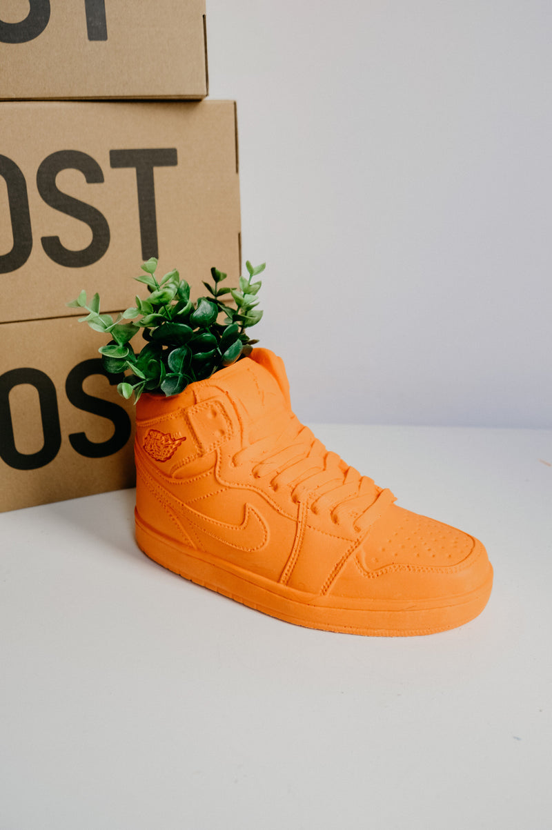 Handmade Basketball Sneaker Trainer Plant Pot Vase