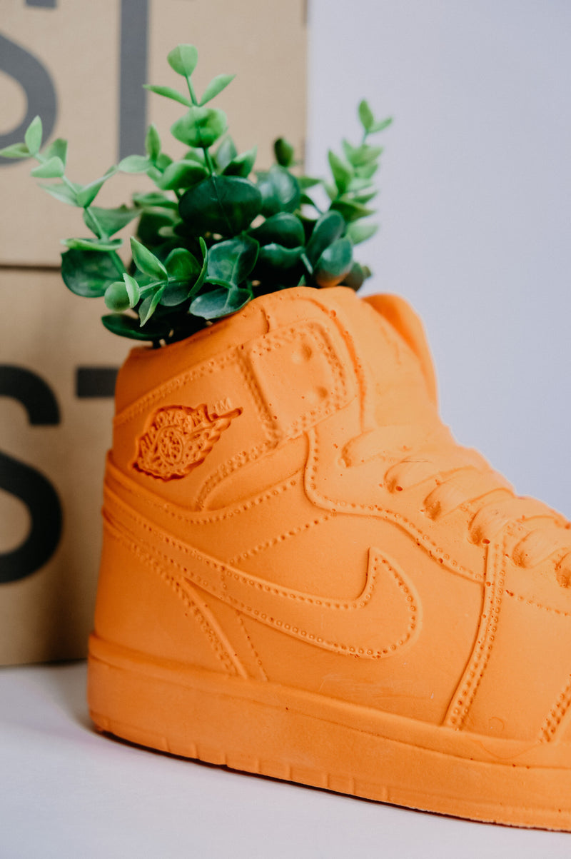 Handmade Basketball Sneaker Trainer Plant Pot Vase