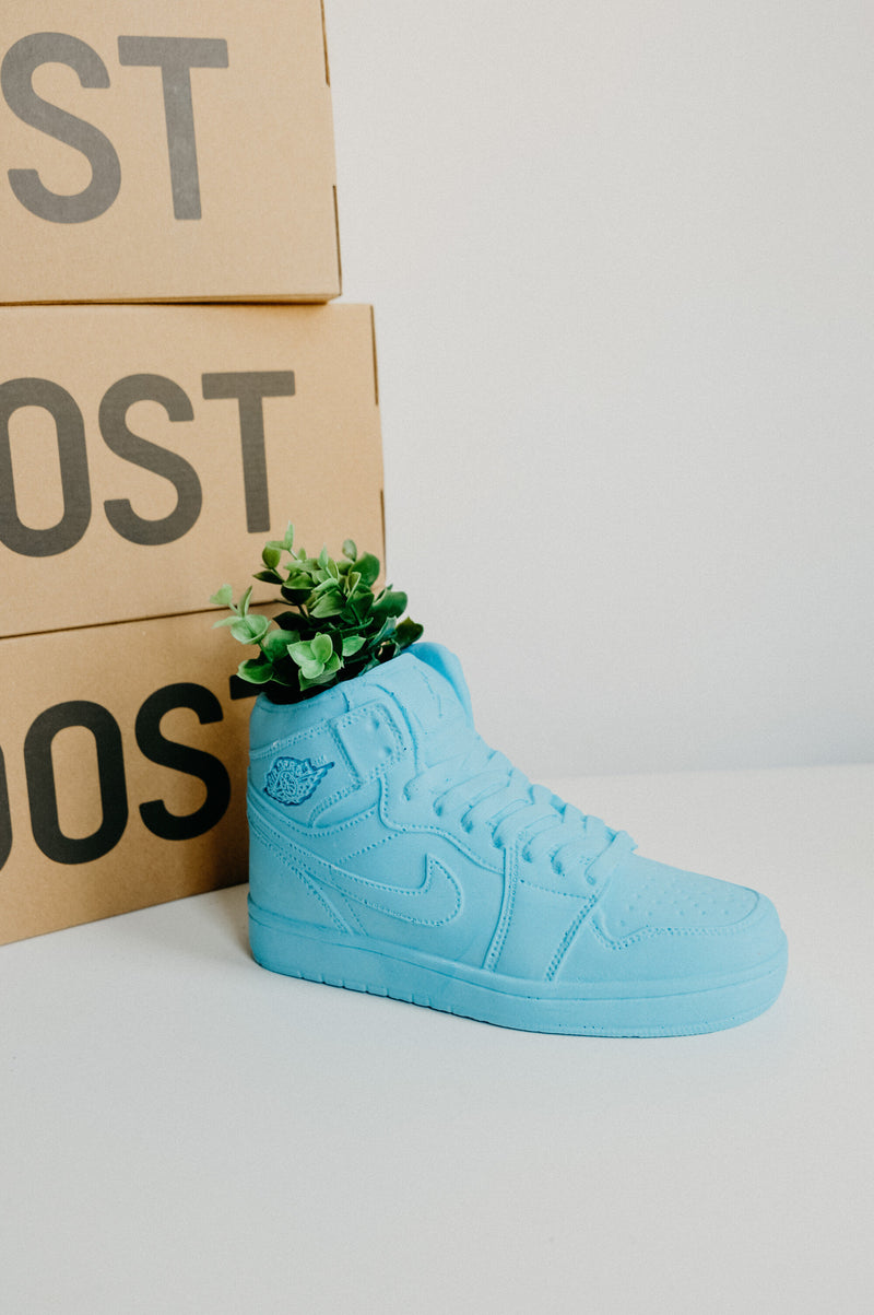 Handmade Basketball Sneaker Trainer Plant Pot Vase