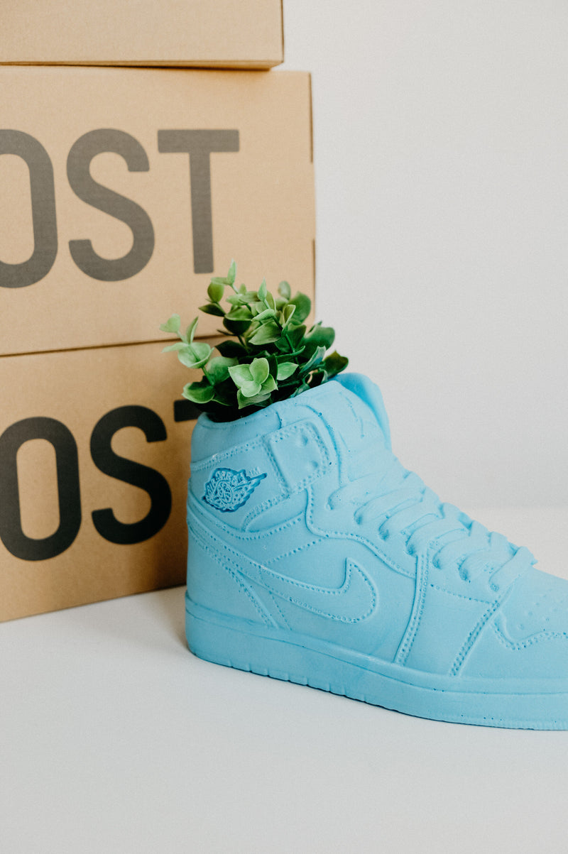 Handmade Basketball Sneaker Trainer Plant Pot Vase