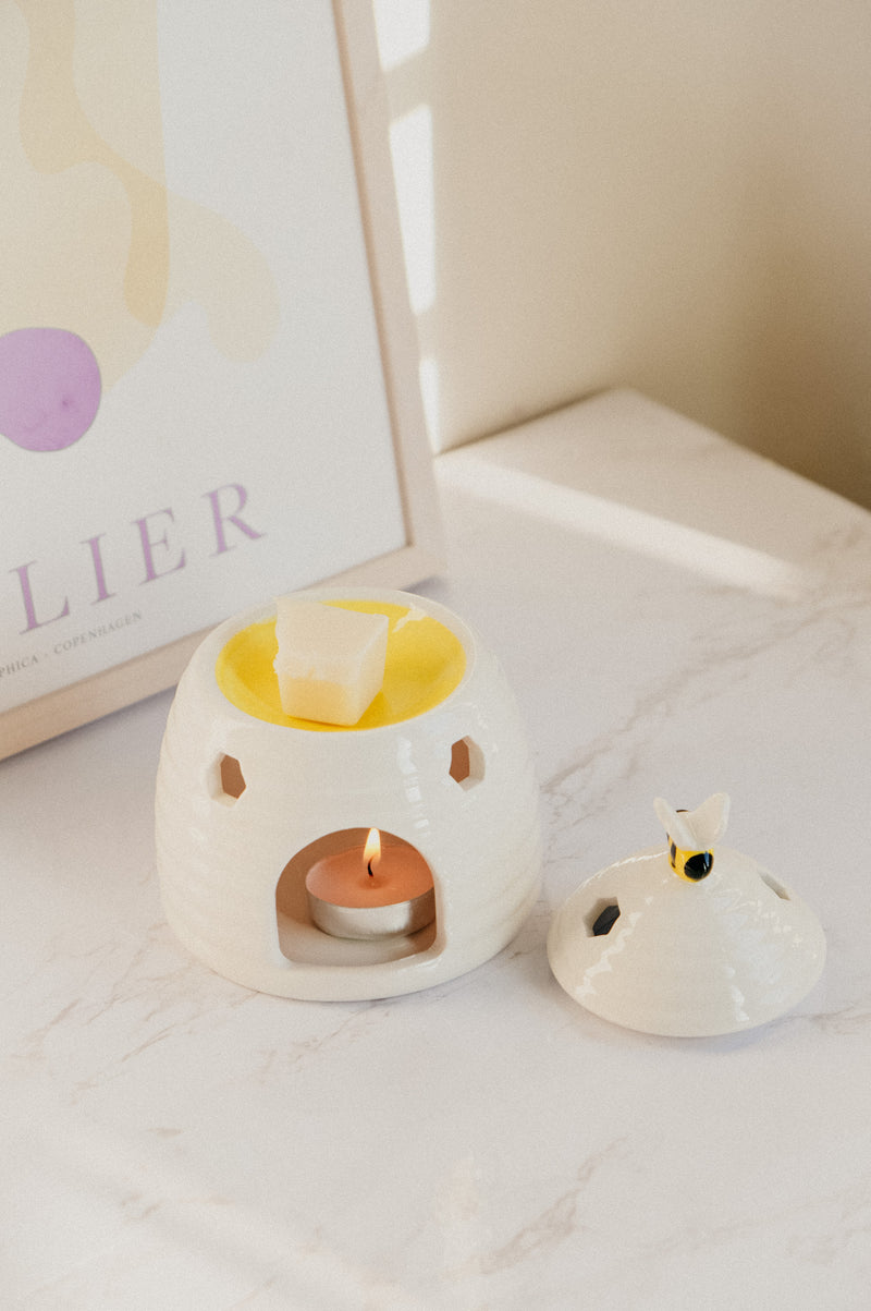 Honey Bee Ceramic Wax Melt Burner