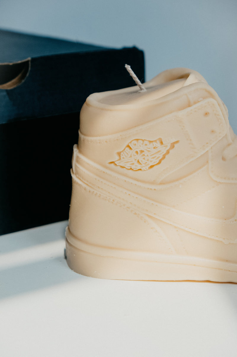 Handmade Basketball Trainer Sneaker Vegan Soy Wax Candle