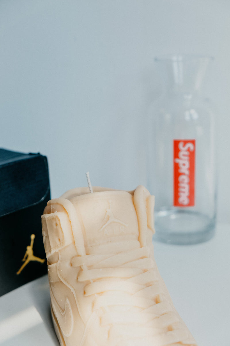 Handmade Basketball Trainer Sneaker Vegan Soy Wax Candle