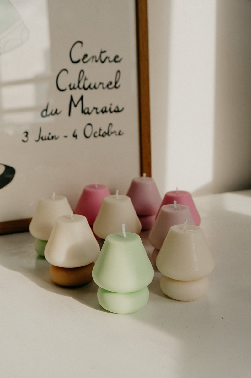 Baby Mushroom Table Lamp Candles