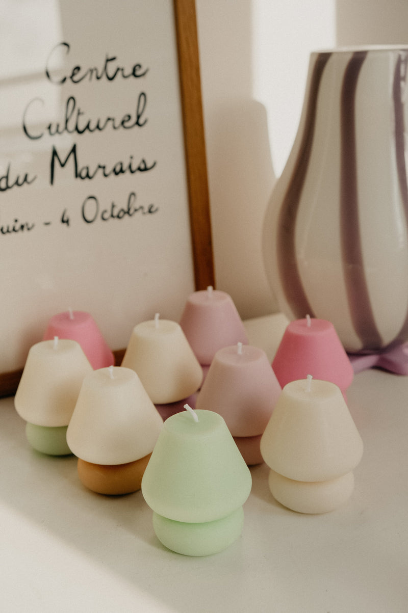 Baby Mushroom Table Lamp Candles