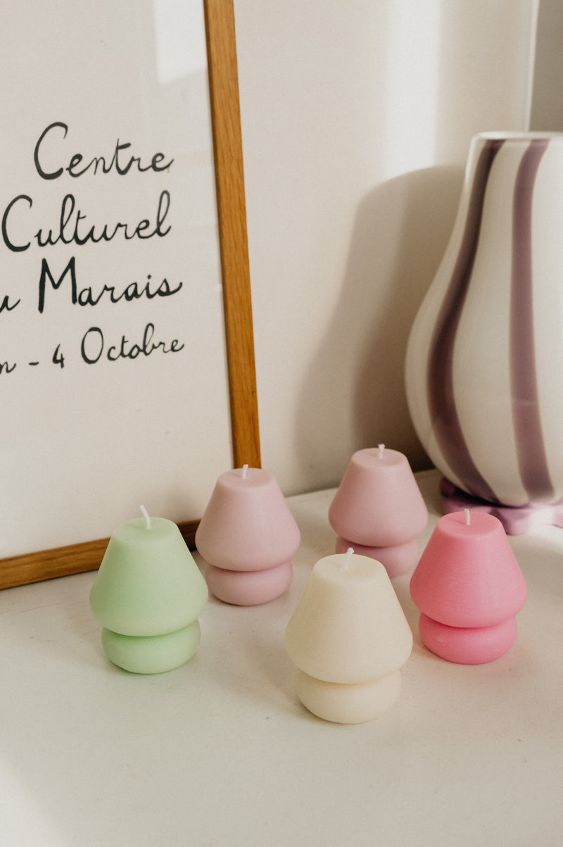 Baby Mushroom Table Lamp Candles