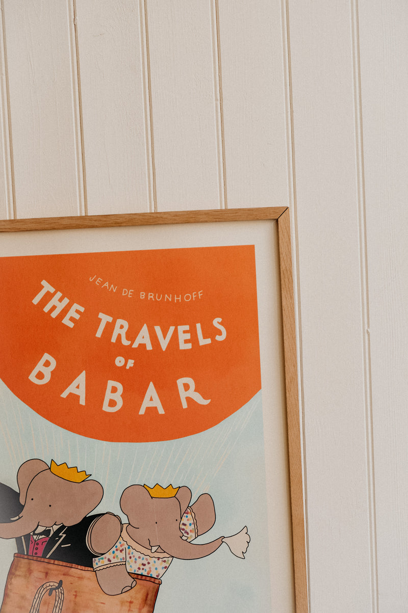 Travels of Babar Print 50cm x 70cm