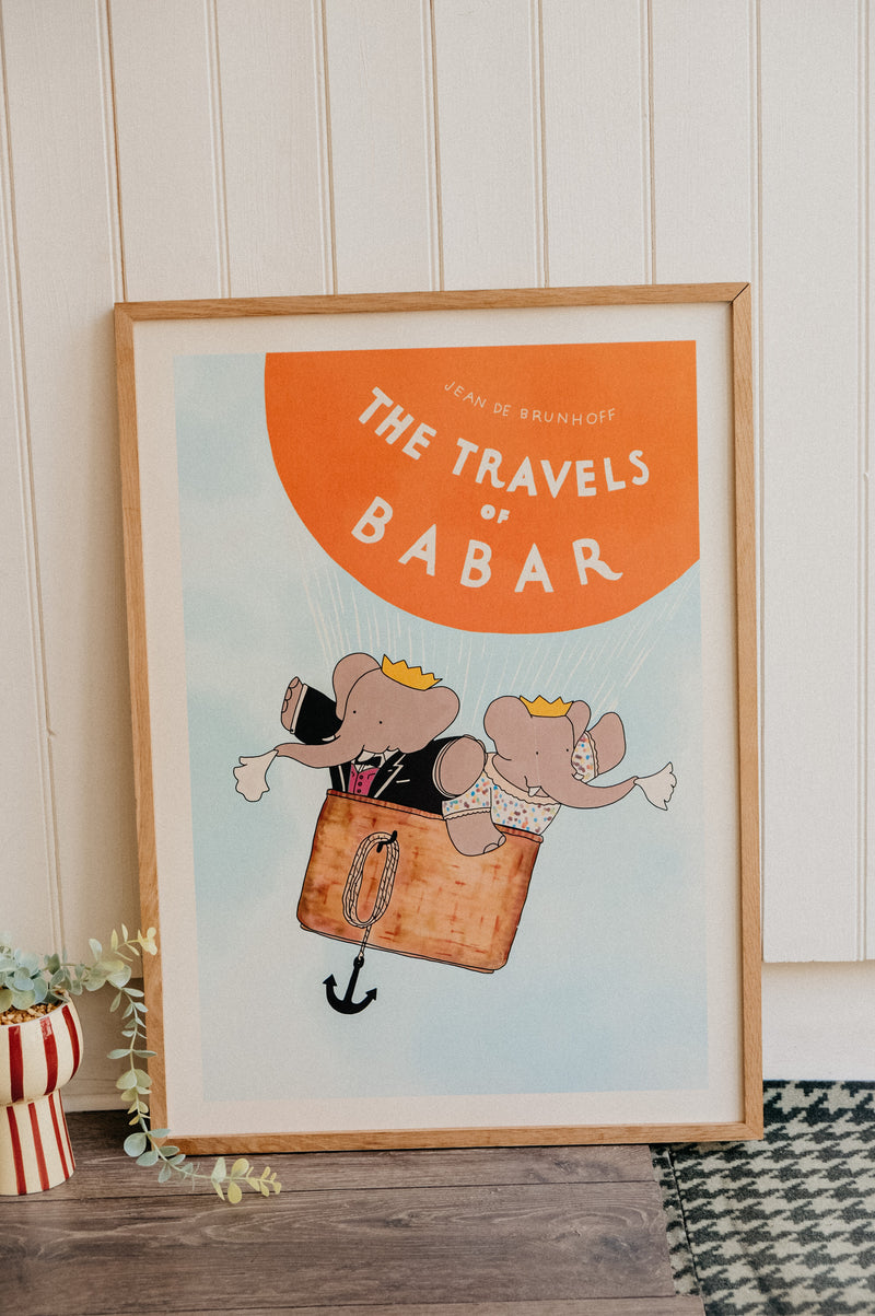 Travels of Babar Print 50cm x 70cm