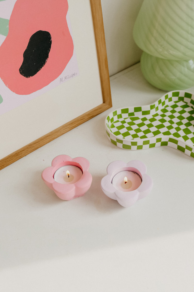 Chunky Flower Tealight Holder