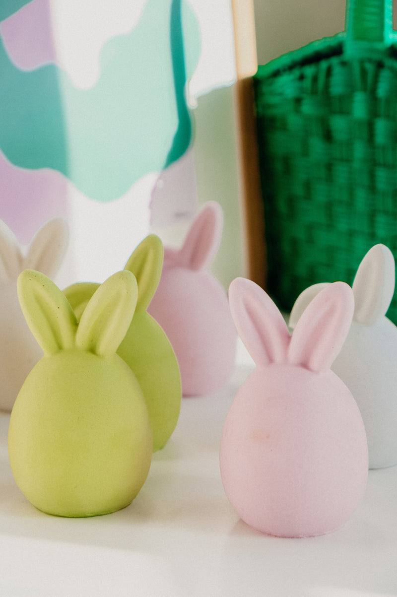 Bunny Ear Concrete Decor - sold as a pack of 2