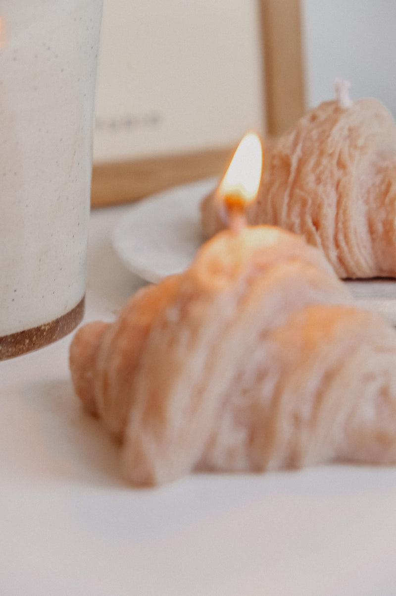 Croissant Scented Soy Wax Candle