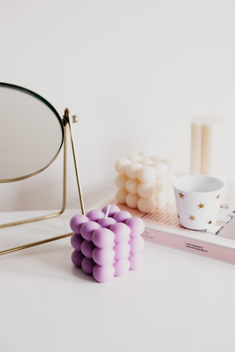 Purple Bubble Vegan Soy Candle