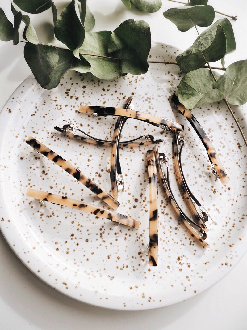 Riley Leopard Print Hair Clip Barrette