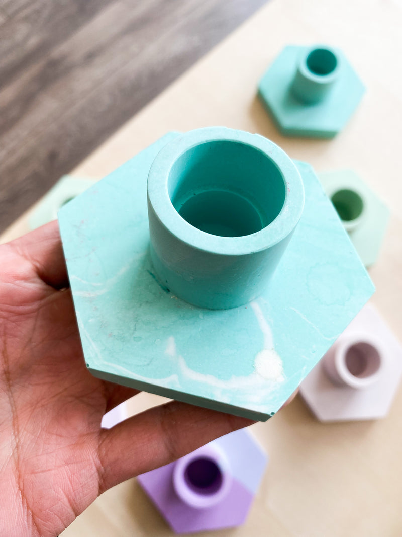 Hexagon Candle Holder
