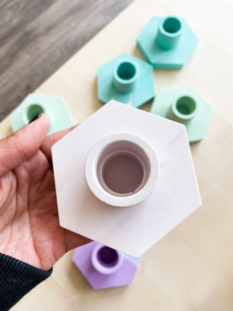 Hexagon Candle Holder