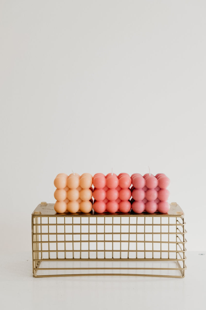 Pink Bubble Vegan Soy Candles