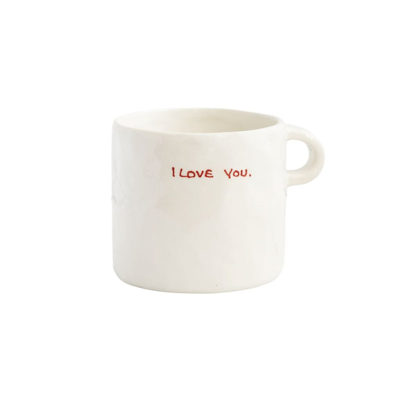 Rowe I Love You Large Ceramic Coffee Mugs