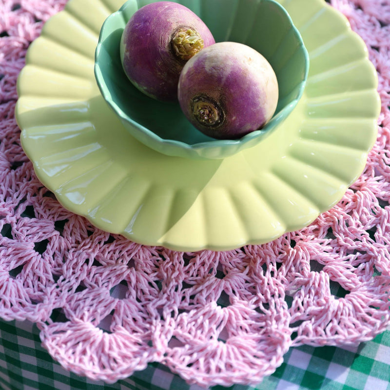 Sailena Daisy Crotchet Table Placemats - 4 colours available