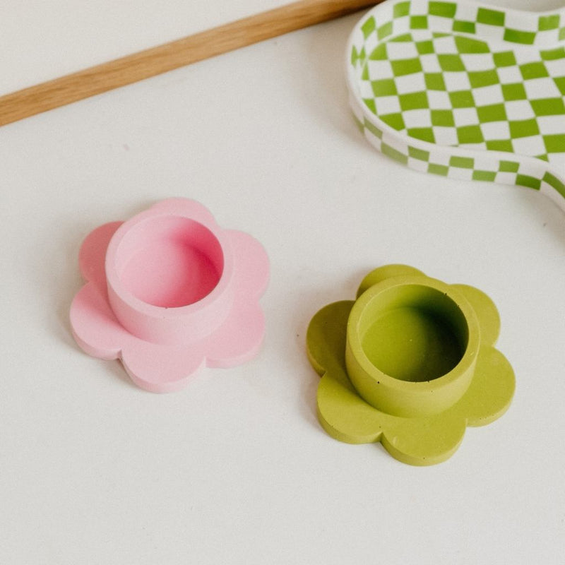 Flower Base Tealight Candle Holder