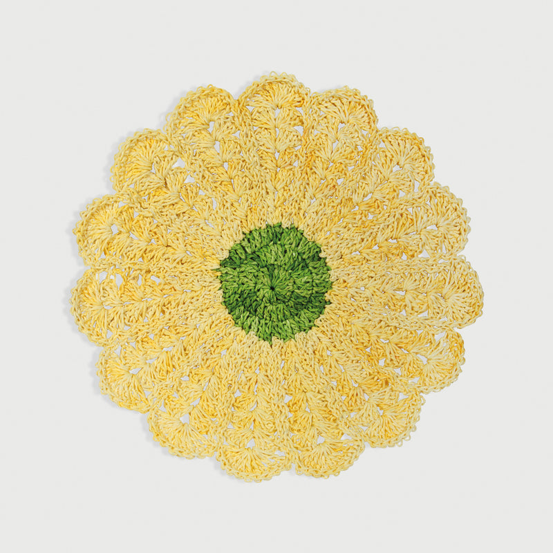 Sailena Daisy Crotchet Table Placemats - 4 colours available