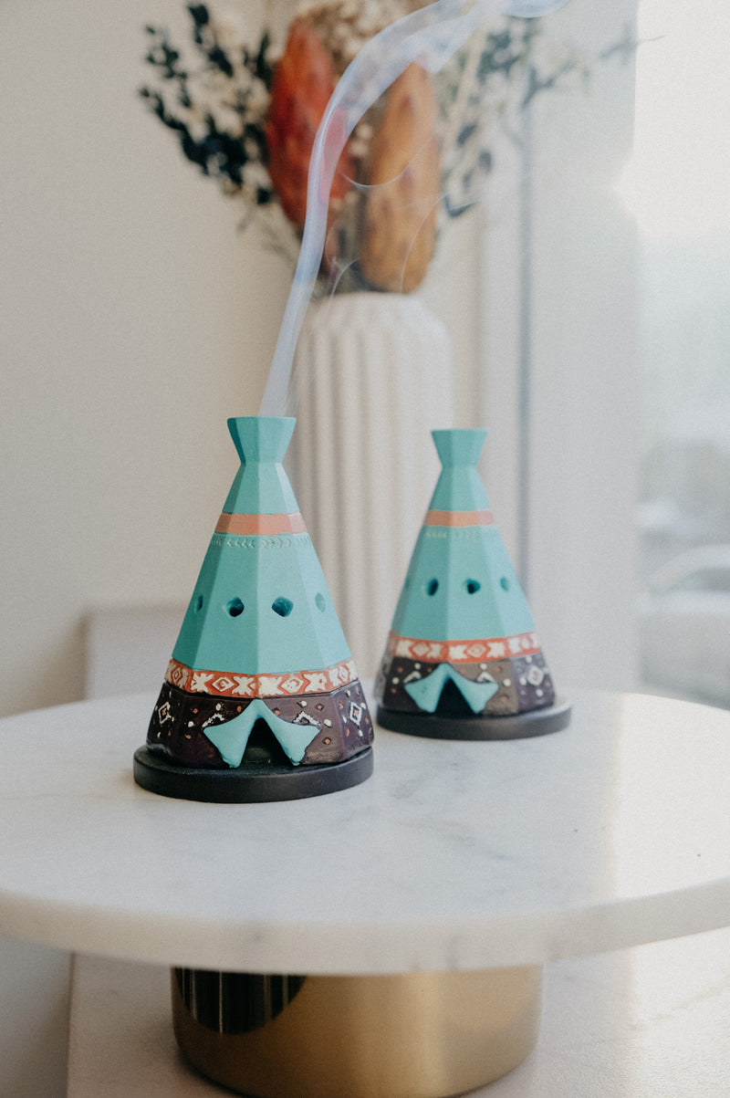 Teepee Tent Incense Cone Burner