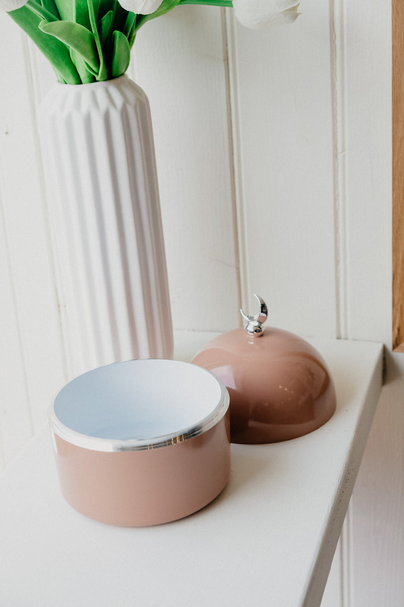 Hanna Silver Moon Terracotta Rose Storage Jar