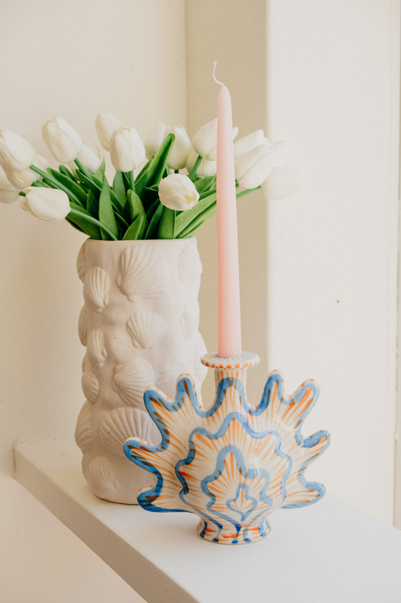 Shell Under the Sea Candle Holder / Vase