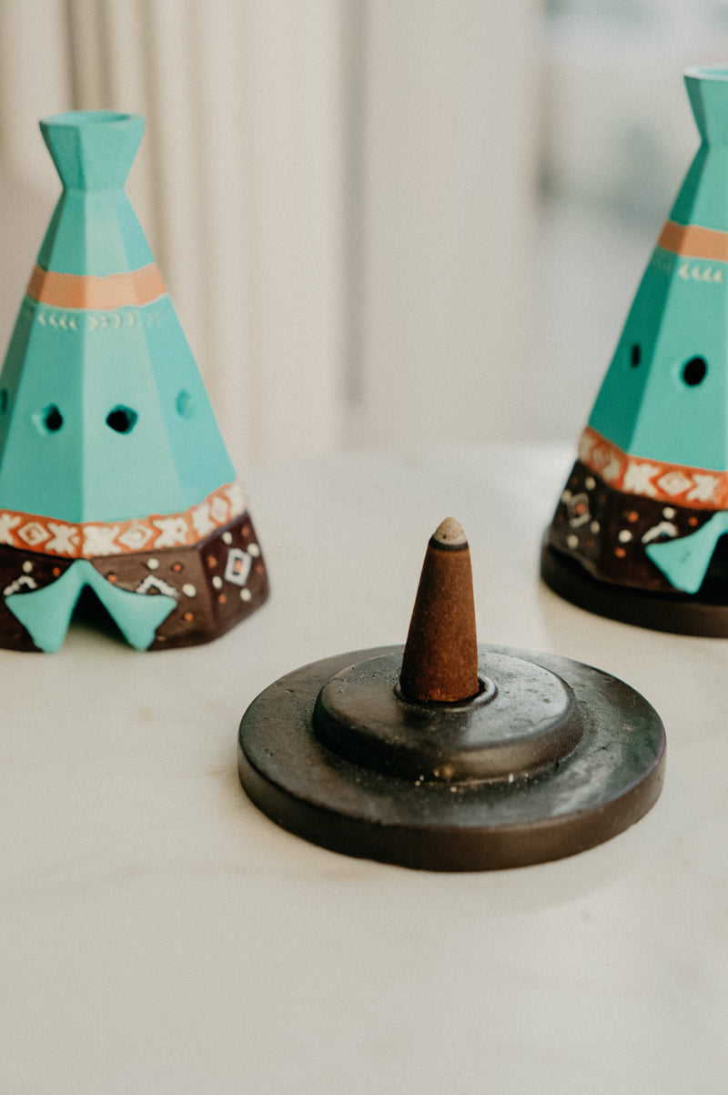 Teepee Tent Incense Cone Burner