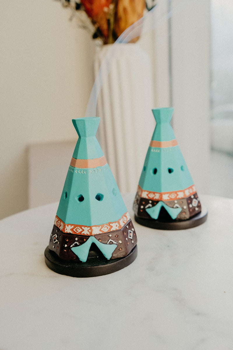 Teepee Tent Incense Cone Burner
