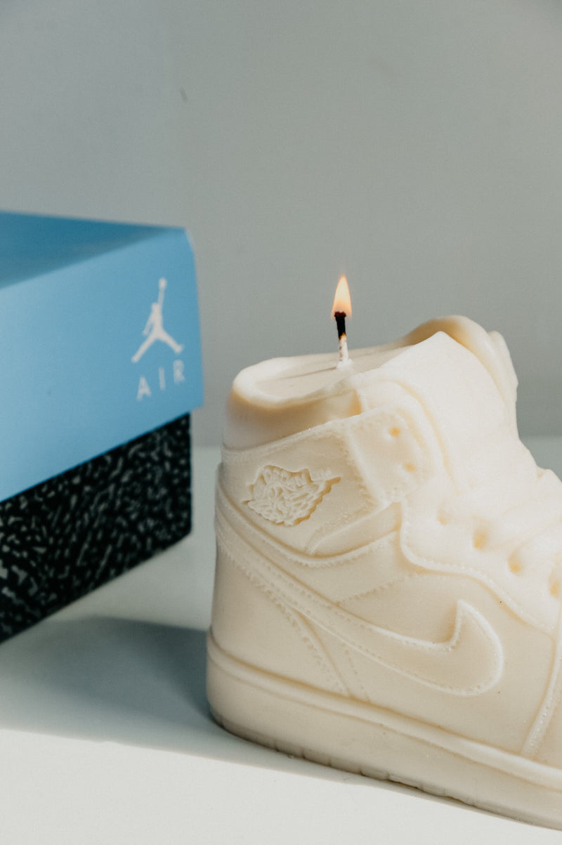 Handmade Basketball Trainer Sneaker Vegan Soy Wax Candle