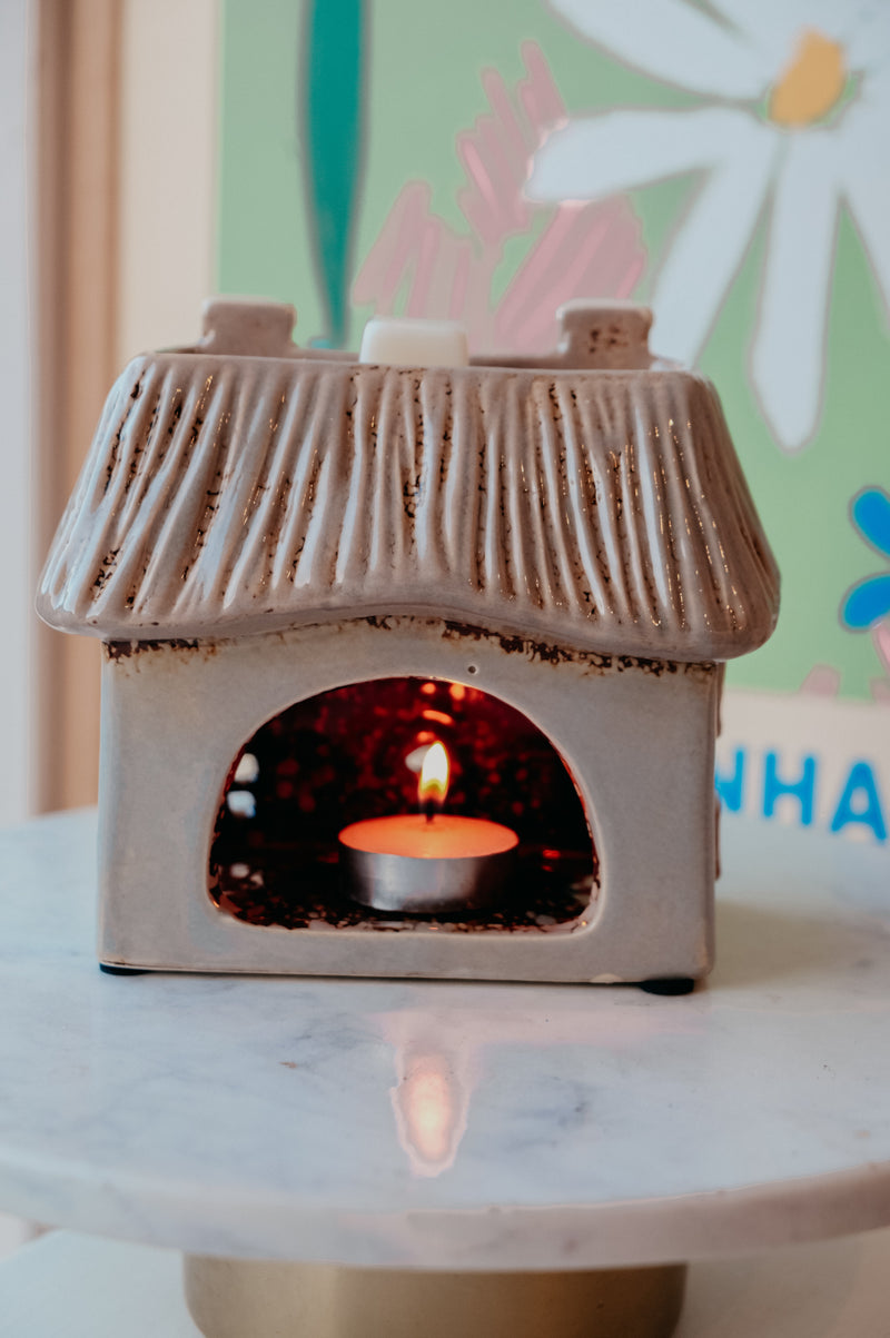 Cottage House Pastel Blue Wax Melt Burner