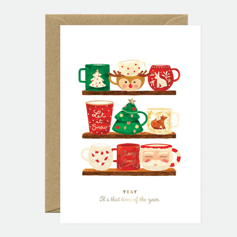 Christmas Mug Collection Christmas Greetings Card